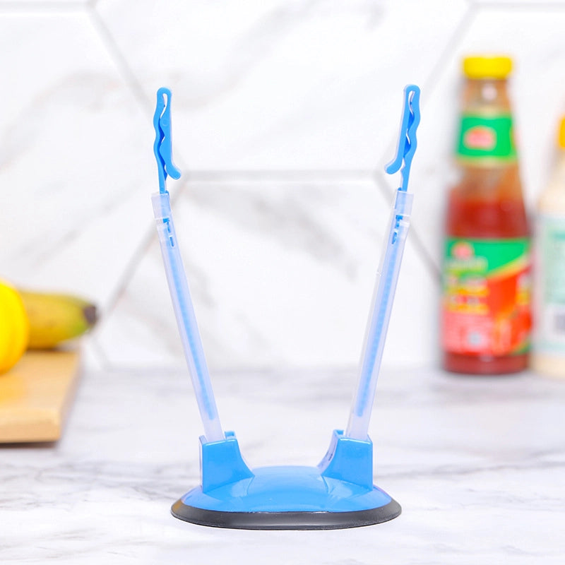 Casual Solid Color Plastic Bag Holder