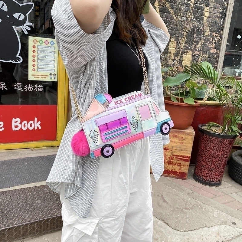 Medium Pu Leather Vintage Style Square Zipper Crossbody Bag