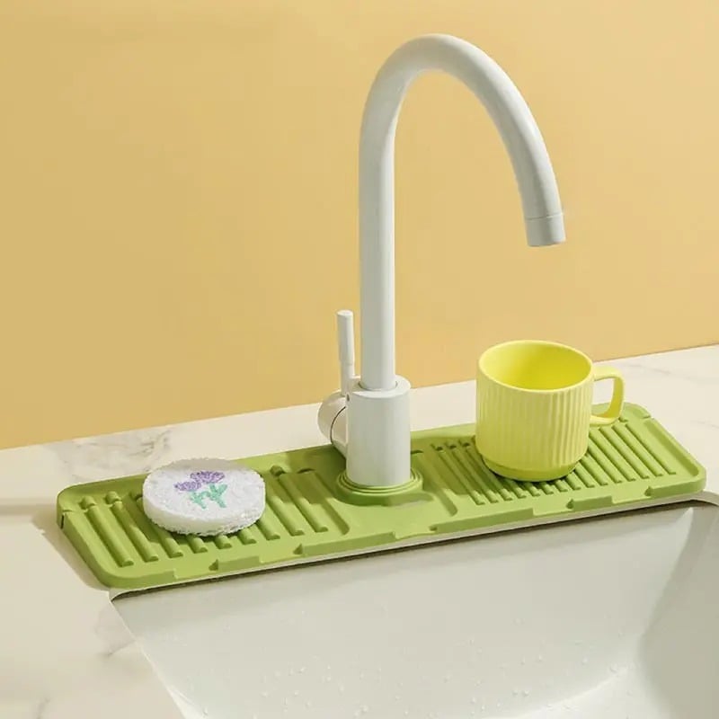 (🧨New Year Sale) Tidy Splash™ Faucet Guard & Draining Mat