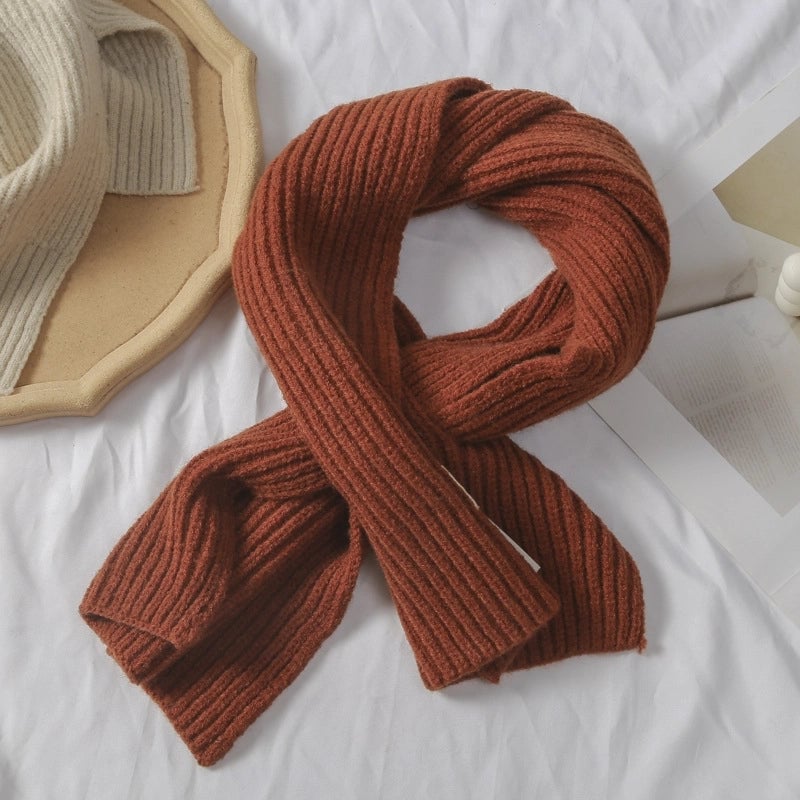Women's Minimalist Solid Color Imitation Cashmere Scarf