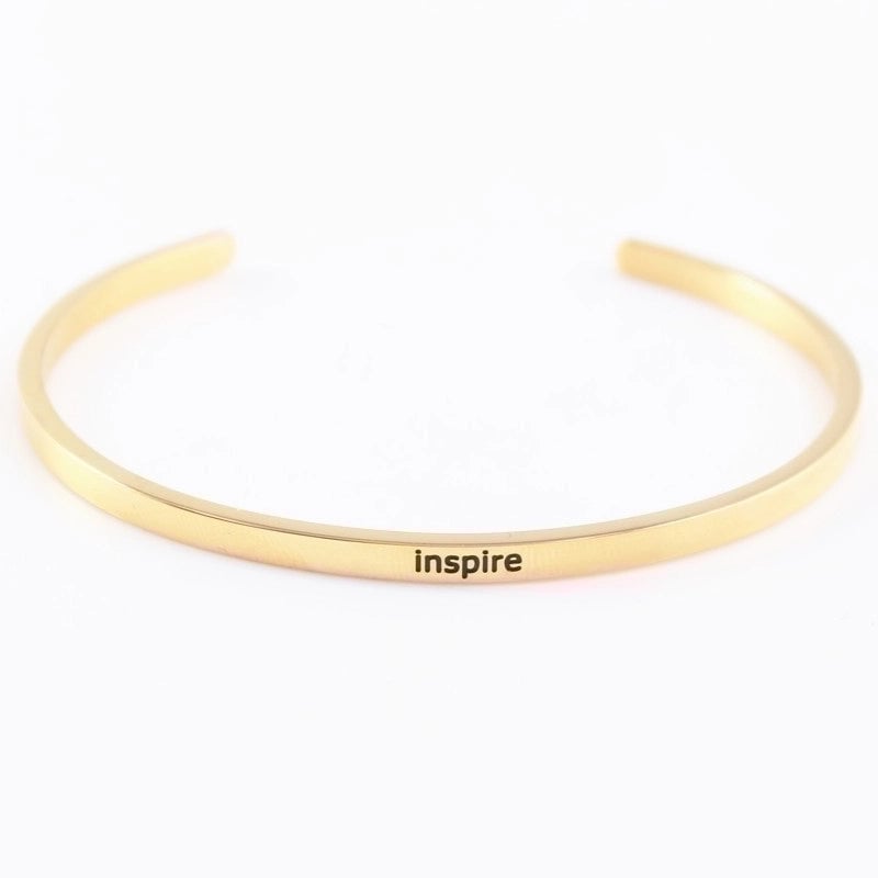 2 Pieces Casual Minimalist Letter 304 Stainless Steel Stainless Steel Bracelets In Bulk