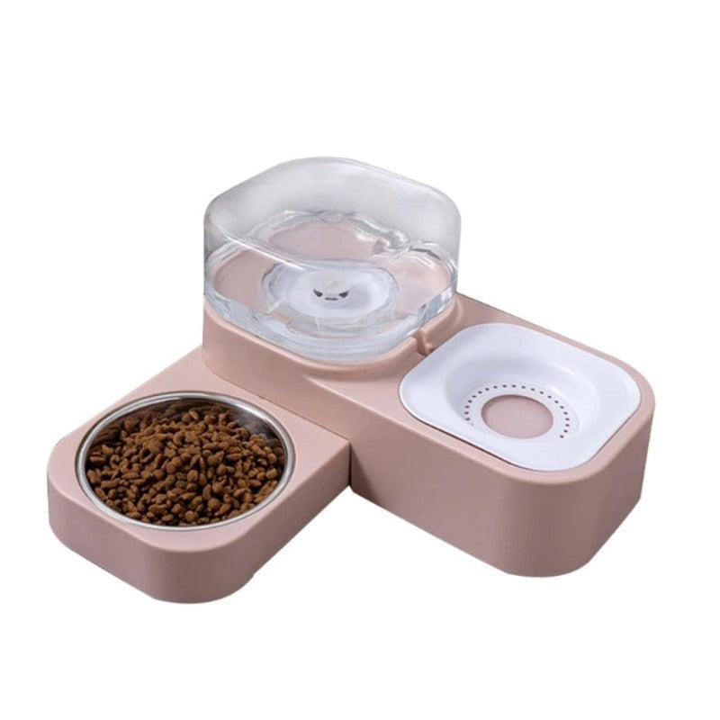 Dog Cat Bowl Feeder Fountain