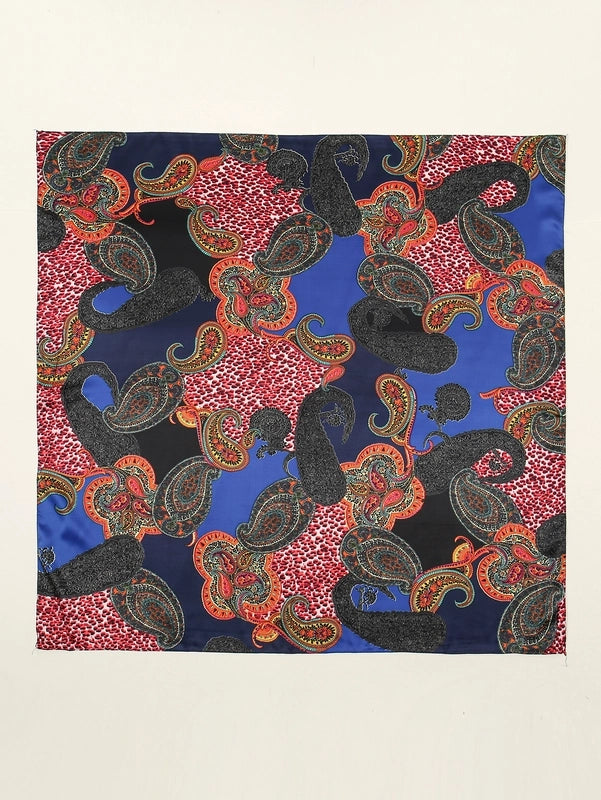 Women's Vintage Style Classic Style Rainbow Moonlight Silk Silk Scarf