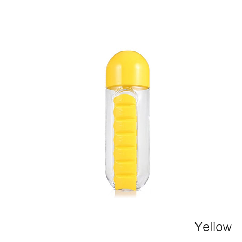 Water Bottle With Weekly Pillbox Buy 2/5 get 1/3 Free