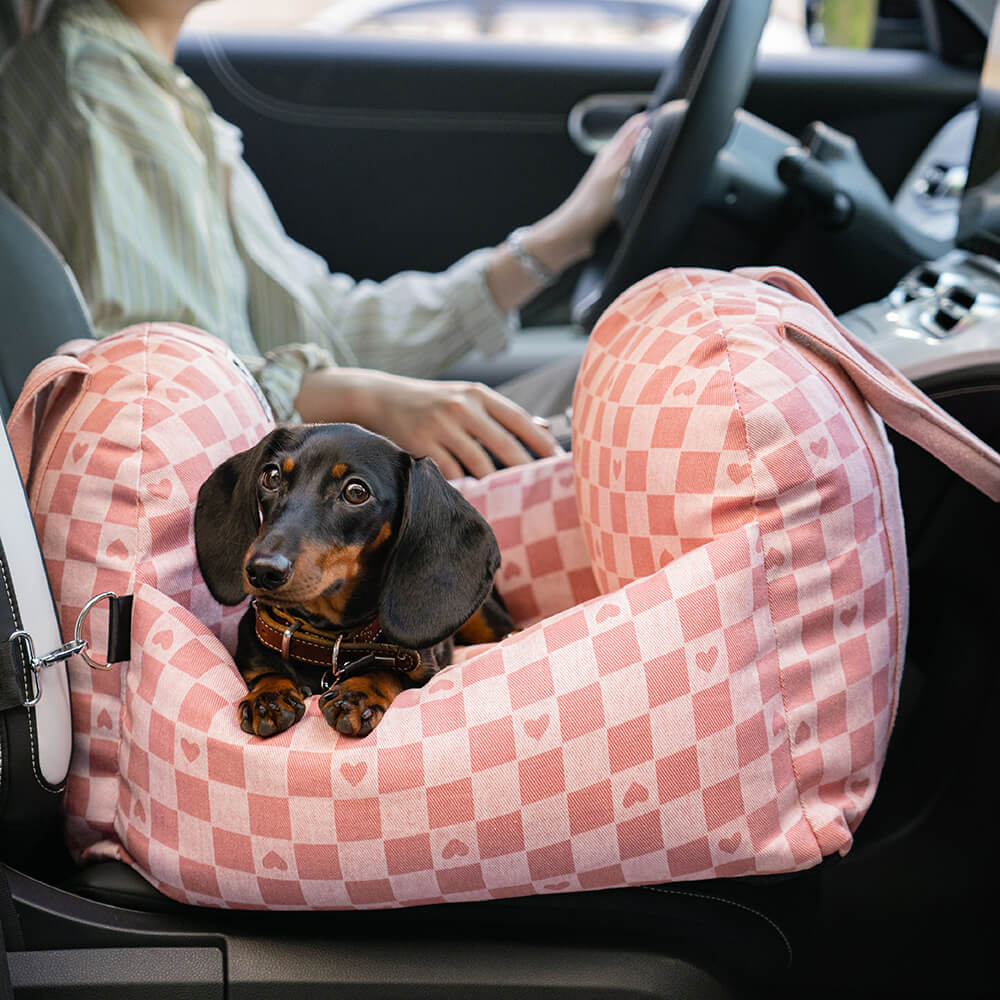 Dog Car Seat Bed - First Class Travel Bundle