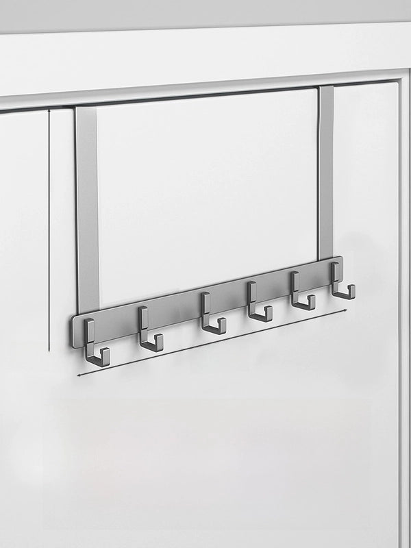Hook Behind The Door Without Punching Hangers Clothes Storage Rack For Clothes Entry Door Upper Hanging Frame Wall Hanging Clothes Hook Door Back Type