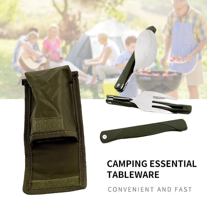 Camping Foldable Cutlery Set