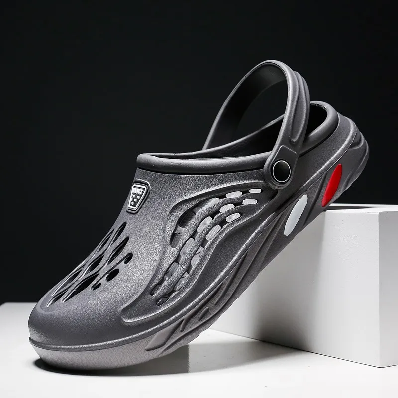 Fransikin business 2024 Men's Summer Sandals Men's breathable stylish beach slippers plus size