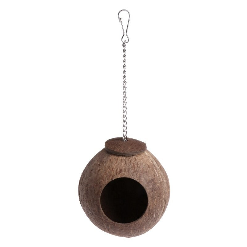 Natural Coconut Shell Bird Nest