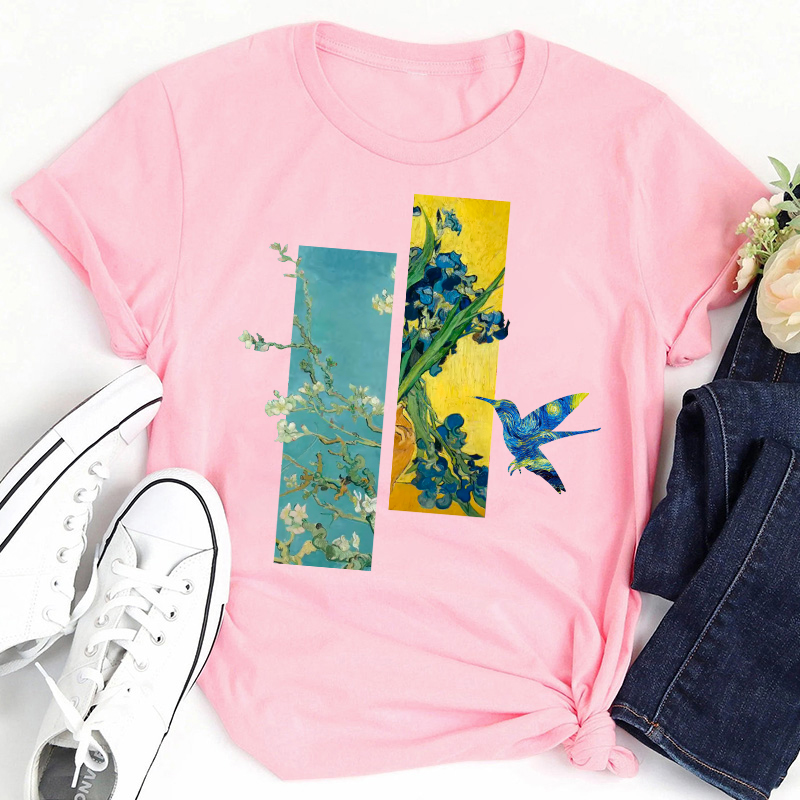 Hummingbird Art Teacher T-Shirt