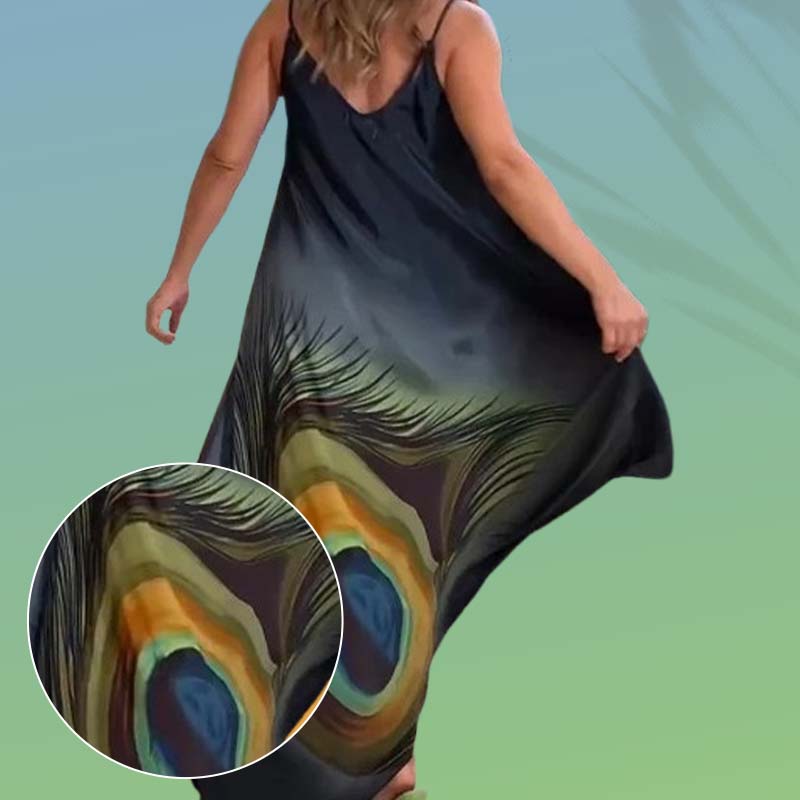 🌸Spring Specials💐 Floral Loose Fit Spaghetti Strap Maxi Dress