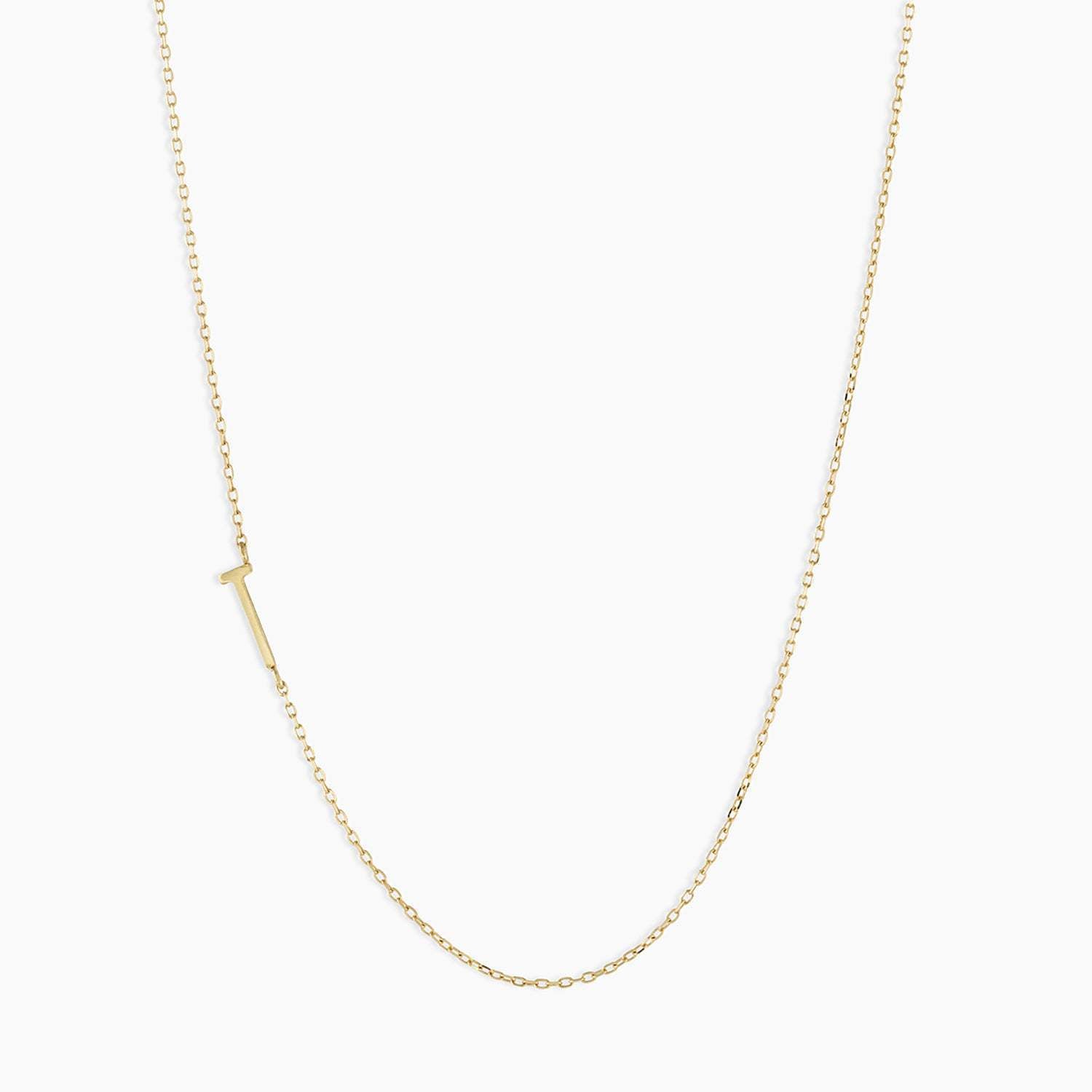Minimalist Letter Geometric Titanium Steel Electroplating Necklaces