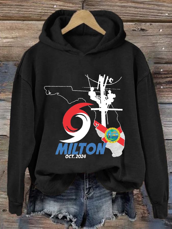 Women's Hurricane Helene Southern Strong Print Hoodie