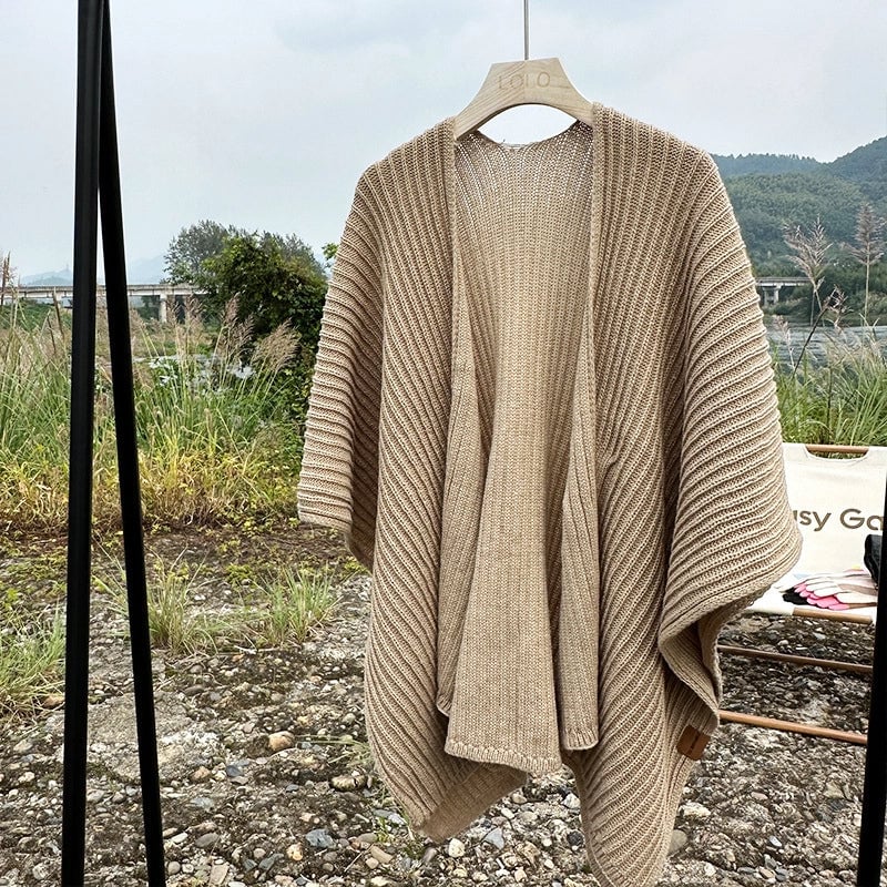 Women's Minimalist Solid Color Imitation Cashmere Solid Color Shawl