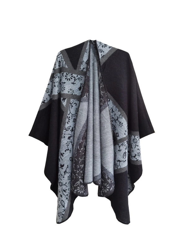 Women's Streetwear Geometric Acrylic Shawl