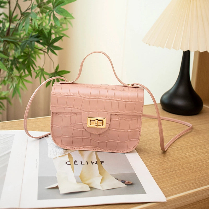 Women's Small All Seasons Pu Leather Fashion Square Bag