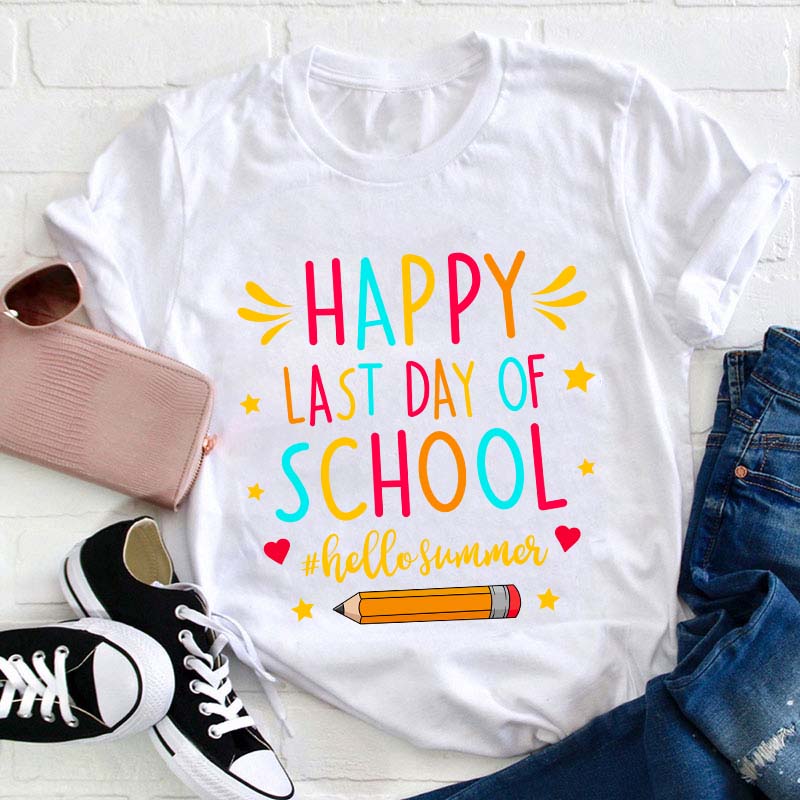 Happy Last Day Of School Star T-Shirt