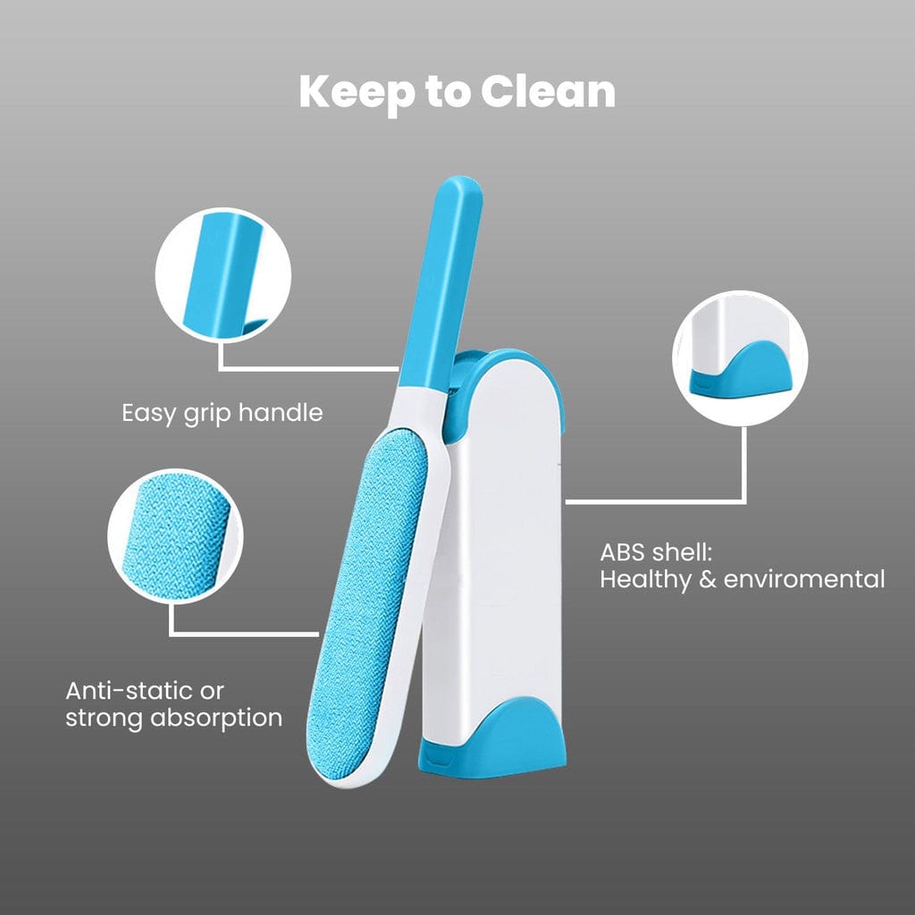 Floofi 3-in-1 Pet Remover Brush Blue