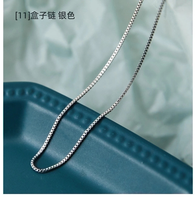 Fashion Geometric 304 Stainless Steel 18K Gold Plated Chain Stainless Steel Necklaces