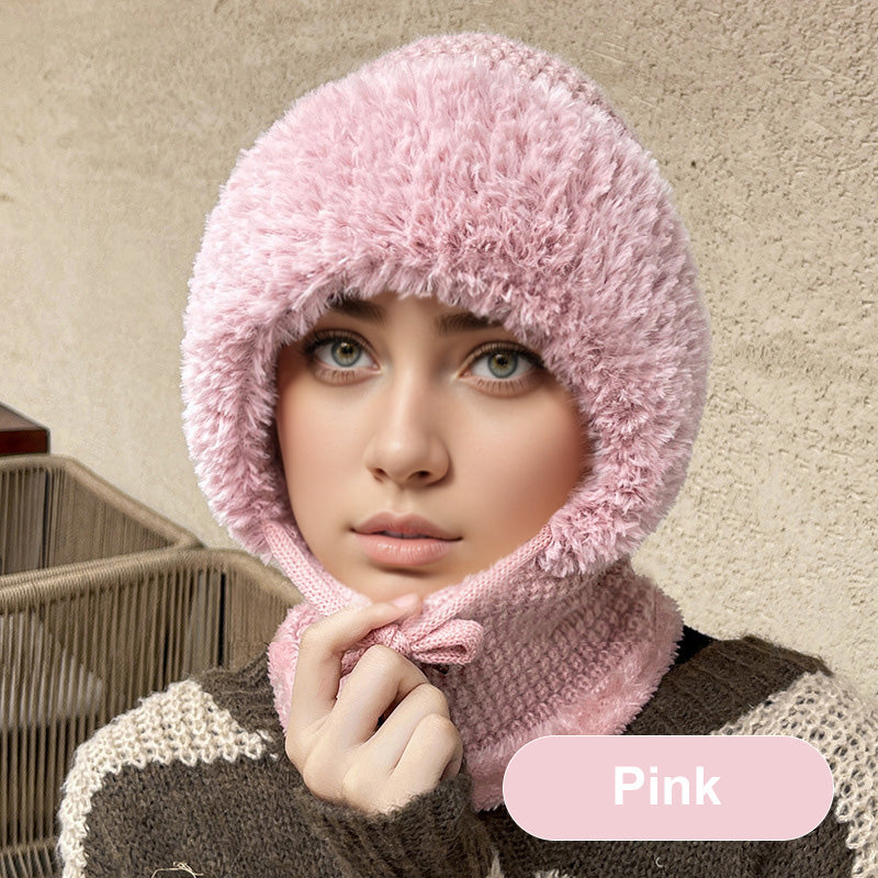 🎁Hot Sale 49% OFF🔥Women's Winter One-Piece Knitted Beanie Scarf Mask 3-in-1 Balaclava