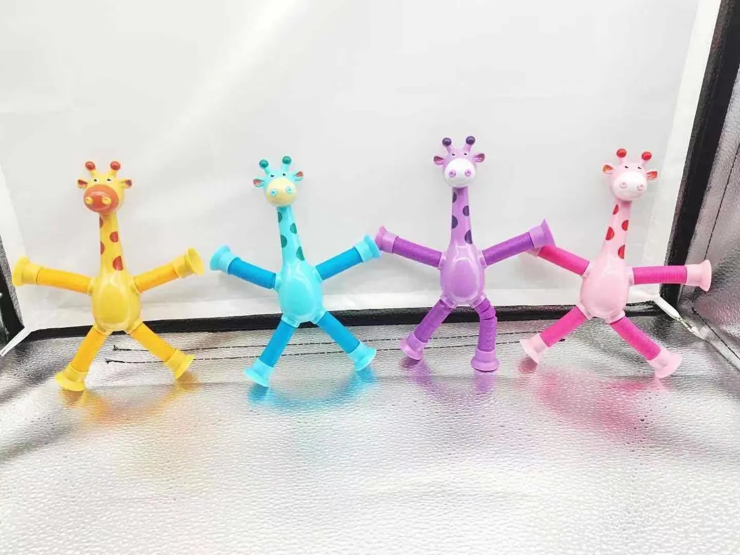 ✨ Toys Hot Sale ✨- Suction Cup Pop Tube Giraffe Toys