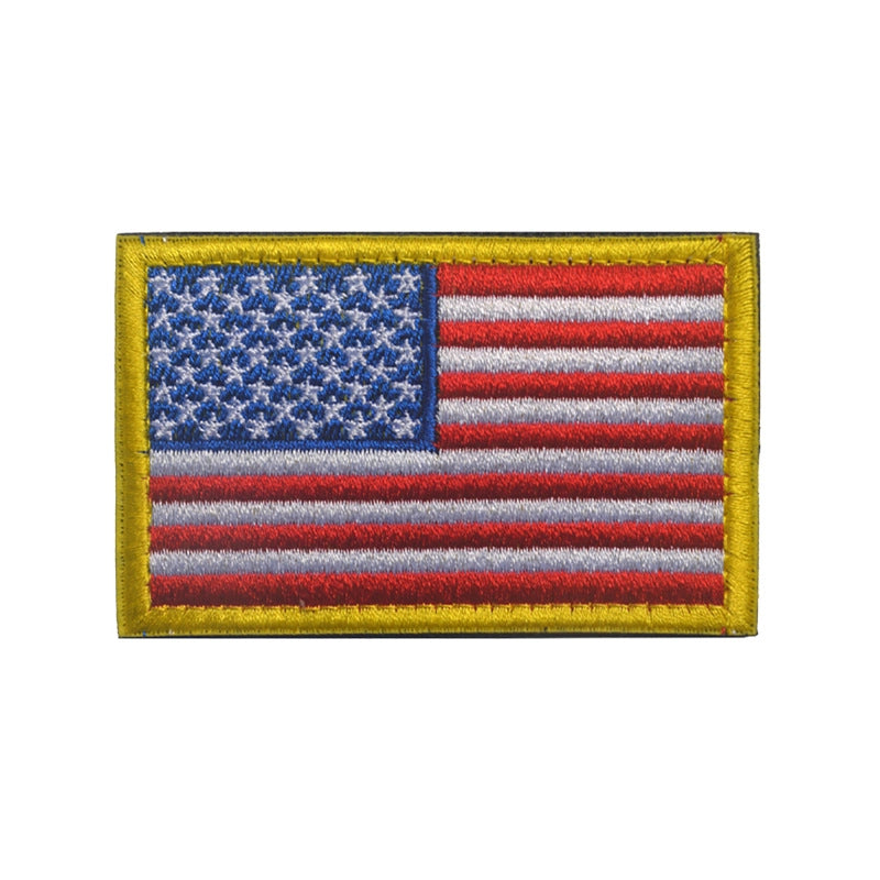 All Seasons Diagonal Cloth Woven Flag Bag Charms