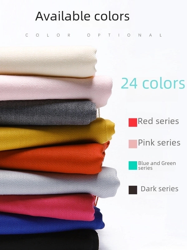 Autumn And Winter Imitation Cashmere Scarf Classic Double-sided Solid Color Men's And Women's Warm Large Shawl Dual-use Scarf