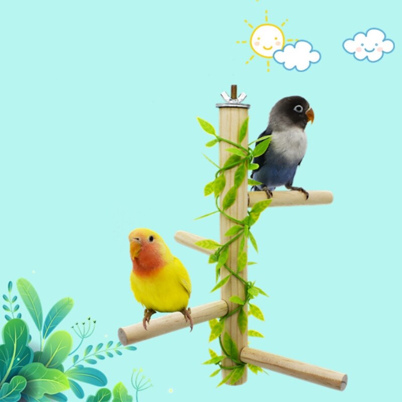 Bird Wooden Platform Perch Toy