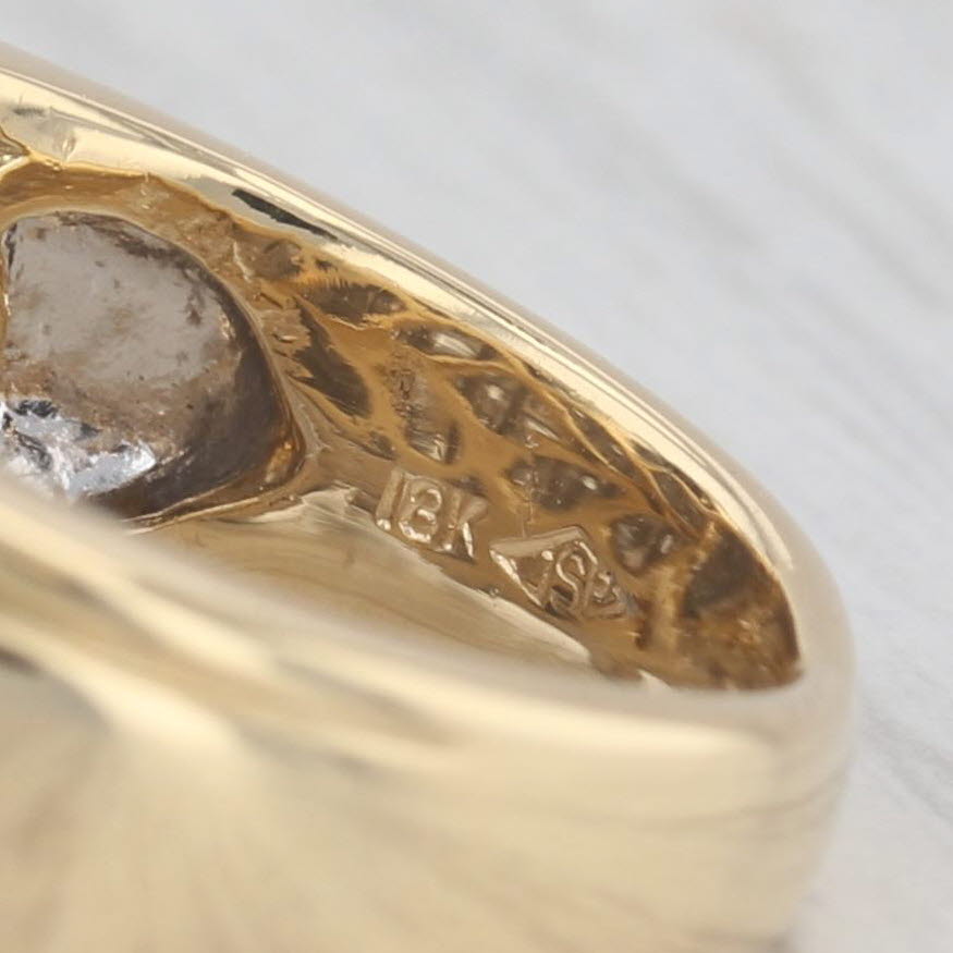 1.34ctw Baguette Diamond Ring 18k Yellow Gold Size 5.25-5.5