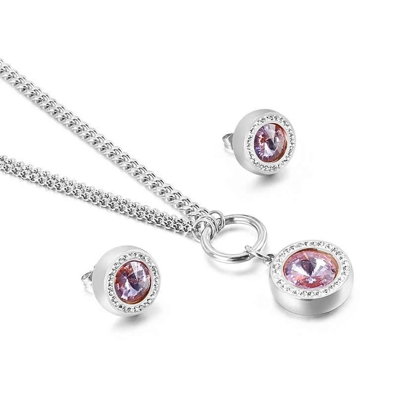 Titanium Steel 18K Gold Plated Fashion Plating Heart Titanium Steel