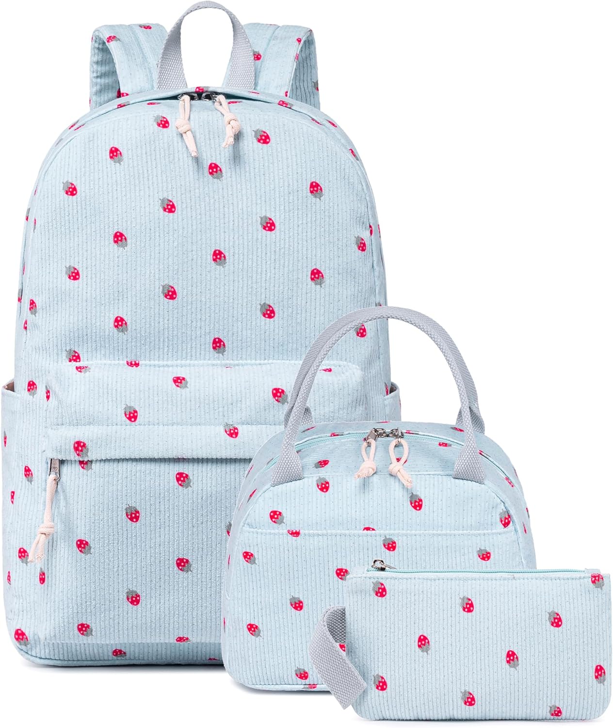 Bluboon School Backpack Teens Girls Boys Kids School Book Bags with Lunch Box Pencil Bag