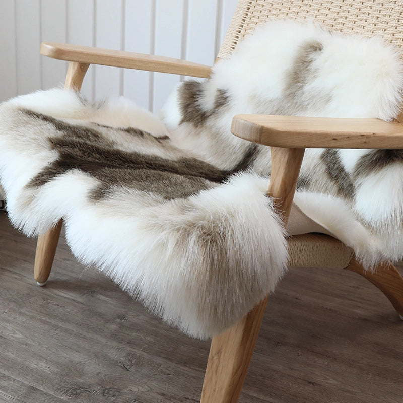 Autumn And Winter New Plush Chair Cushion Sofa Cushion Imitation Reindeer Leather Sofa Cushion Imitation Leather Grass Cushion Sofa Towel
