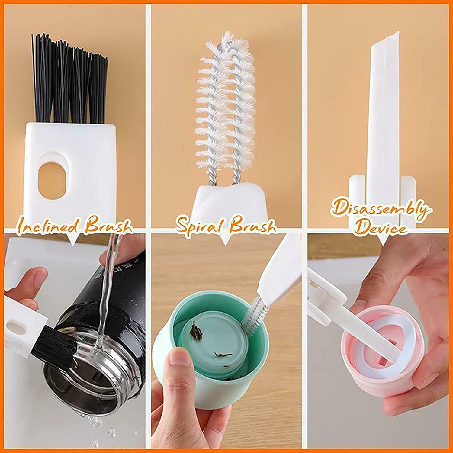 DJIWJDCDA (🔥Hot Summer Sale -50% OFF)Multipurpose Bottle Gap Cleaner Brush(Buy 2 Get 1 Free)