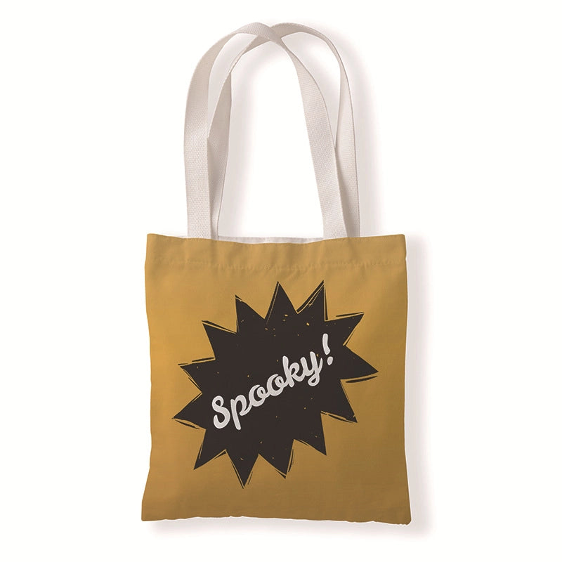 Unisex Minimalist Pumpkin Shopping Bags