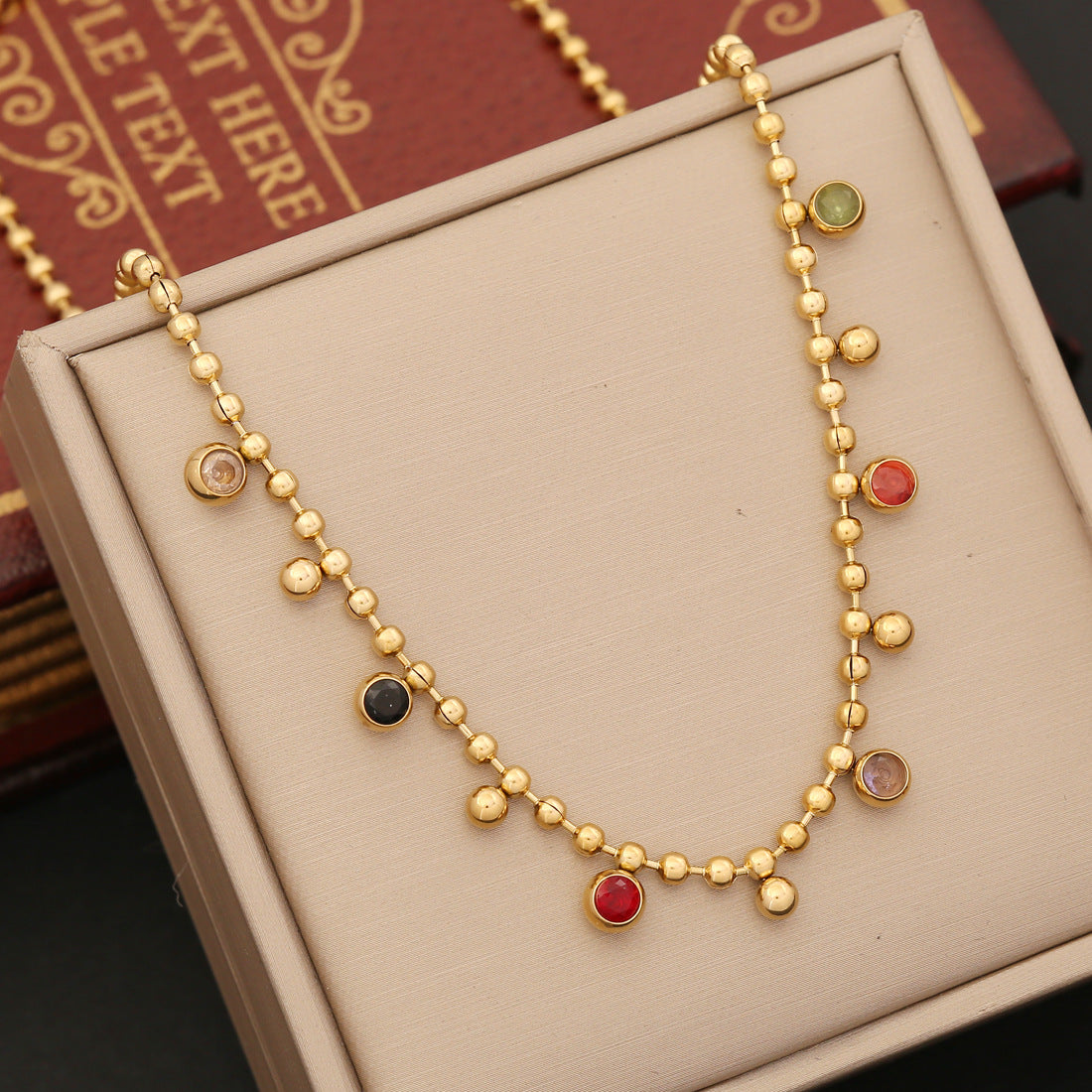 Minimalist Stainless Steel Electroplating Necklaces