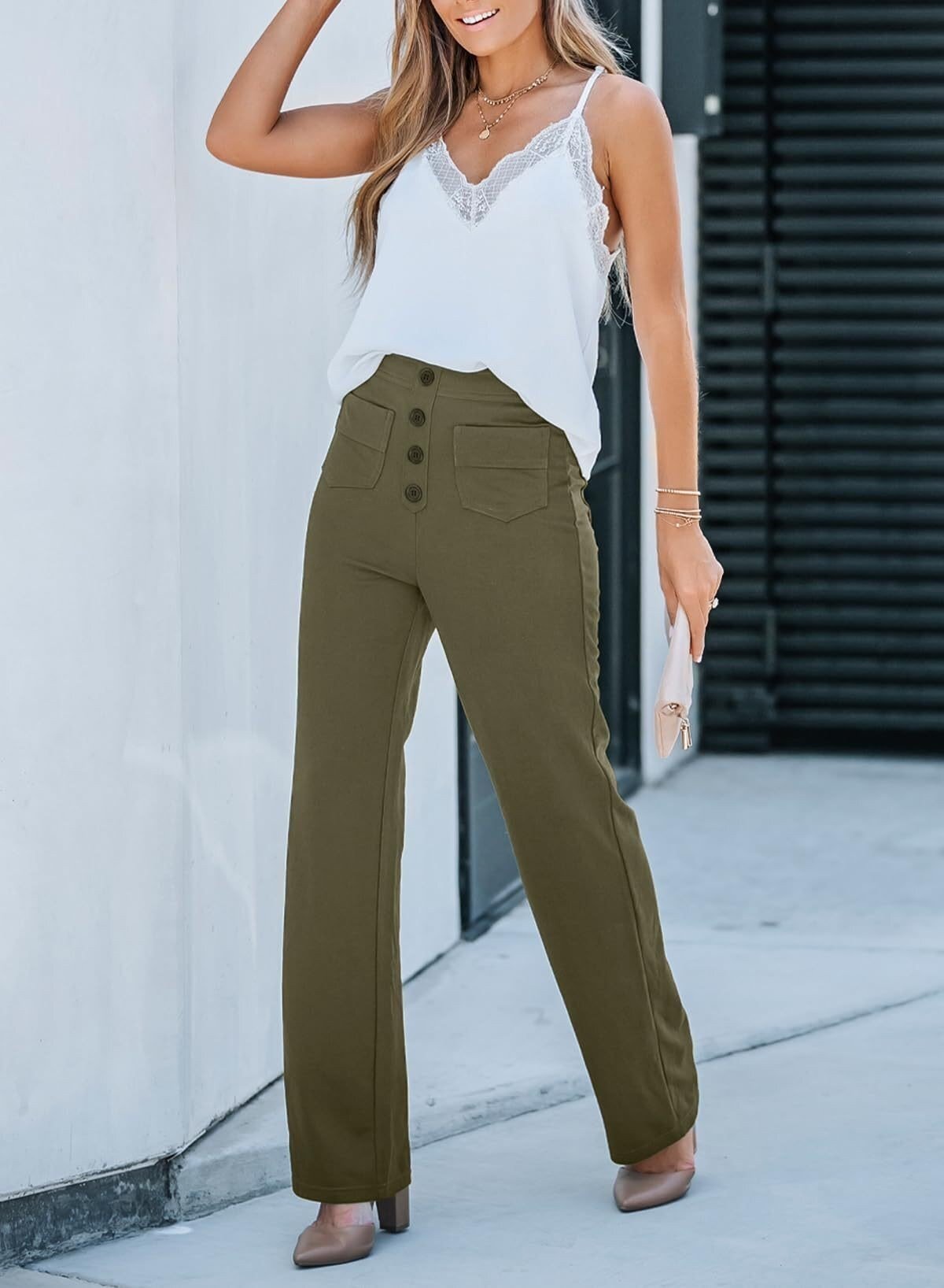 🔥Special Sale 49% OFF 💕🔥Women's Casual High Waist Stretch Pants