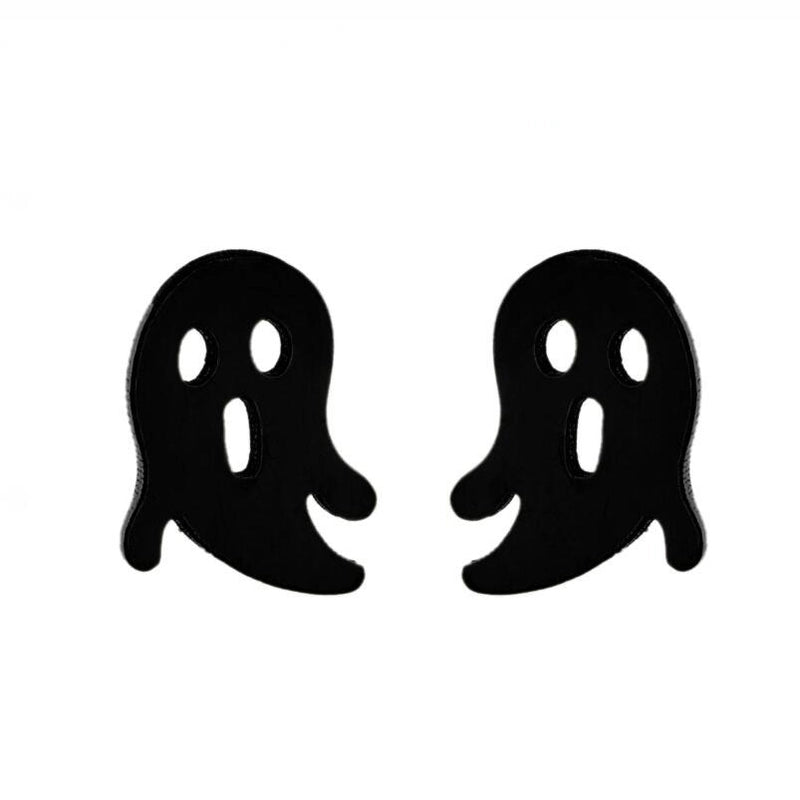Minimalist Animal Stainless Steel Plating Hollow Out Ear Studs 1 Pair