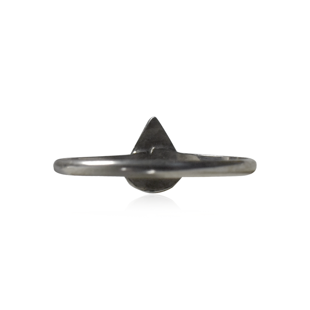Navajo Red Opal Teardrop Ring