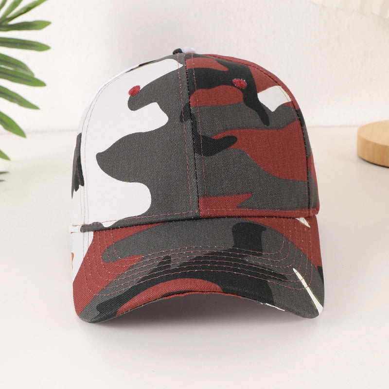 Unisex Casual Classic Style Camouflage Printing Curved Eaves Baseball Cap