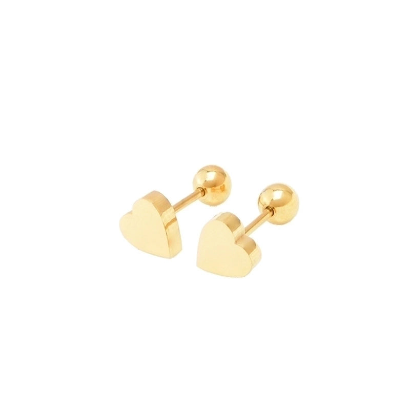 Geometric Pattern Plating Flowers 304 Stainless Steel 18K Gold Plated Stainless Steel Earrings