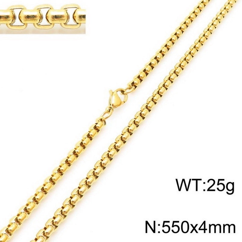 Minimalist Geometric Stainless Steel Plating Necklace 1 Piece