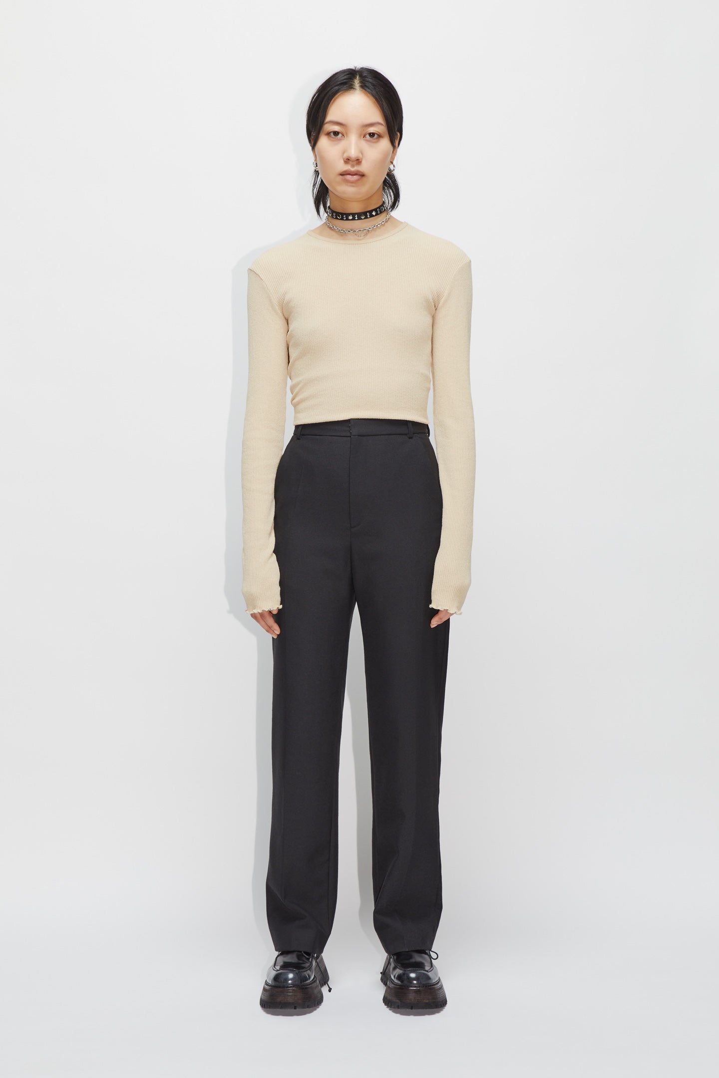 Straight-leg Suit Trousers