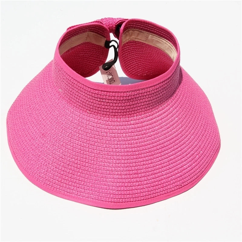 Women's Fashion Solid Color Wide Eaves Sun Hat