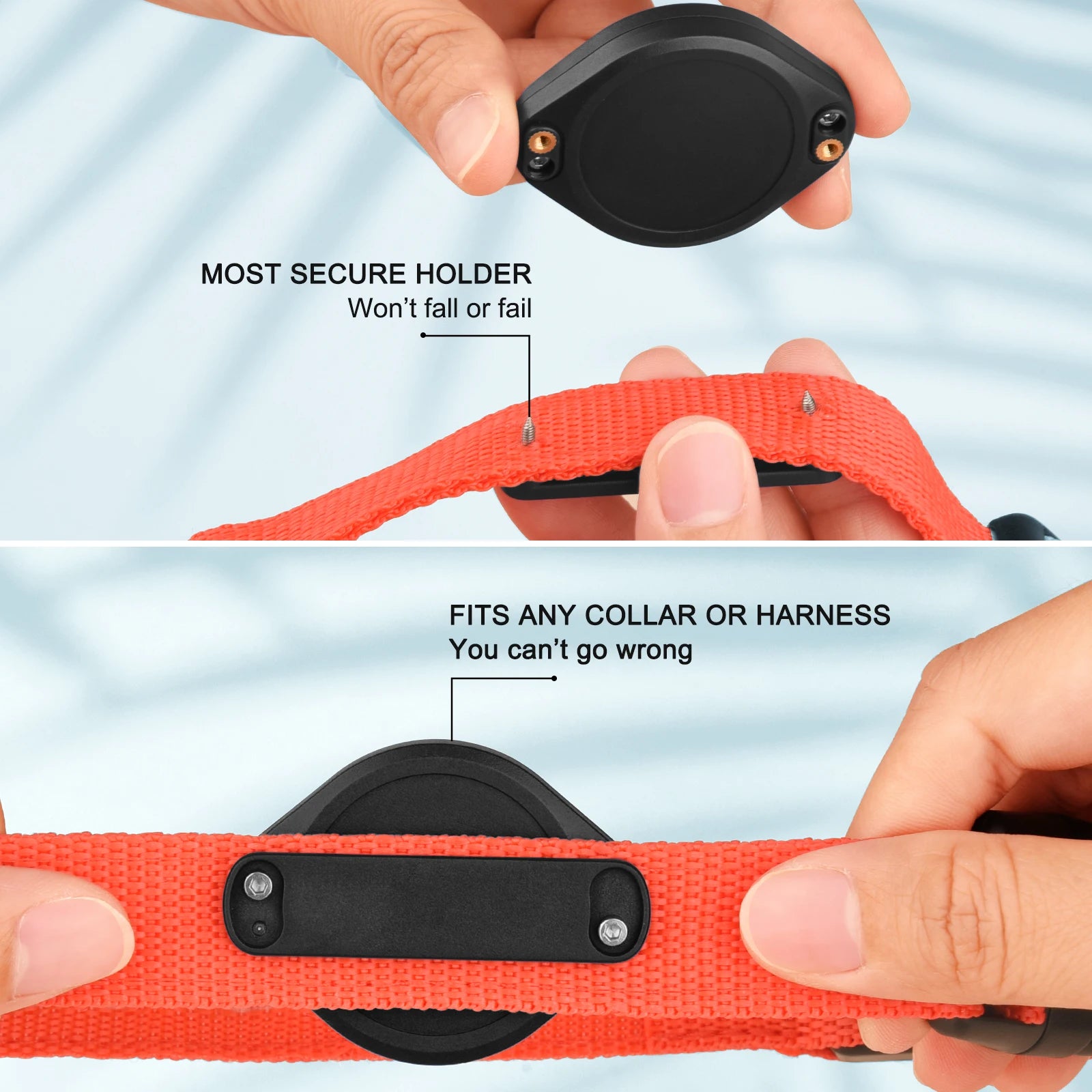 IP68 Waterproof Case For Apple Airtag Dog Cat Collar Holder Hard 360 Degree Full Protection Cover For Air Tag Pet Collars Shell