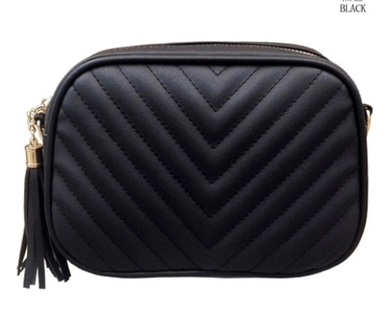 3 Pieces Women's Small Pu Leather Solid Color Fashion Square Zipper Crossbody Bag