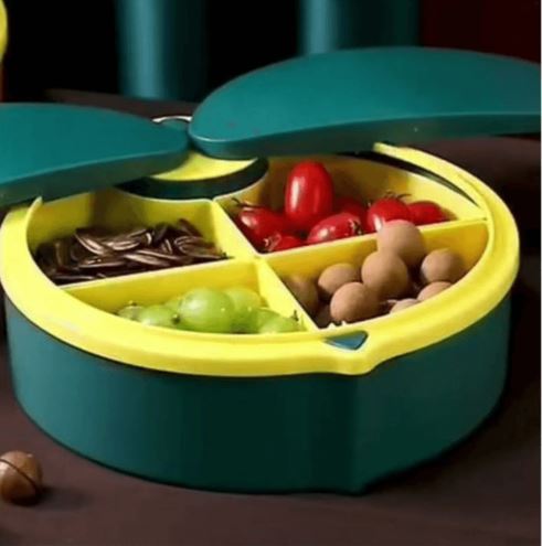 4 Partition Luxury Dry Fruit Storage Box