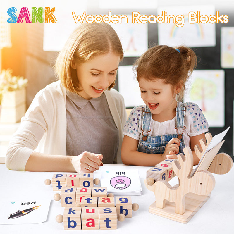 Wooden Reading Blocks