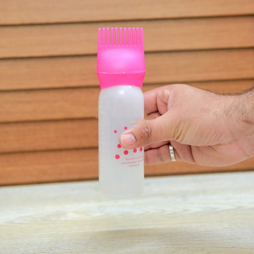 Hair Oil Comb Bottle