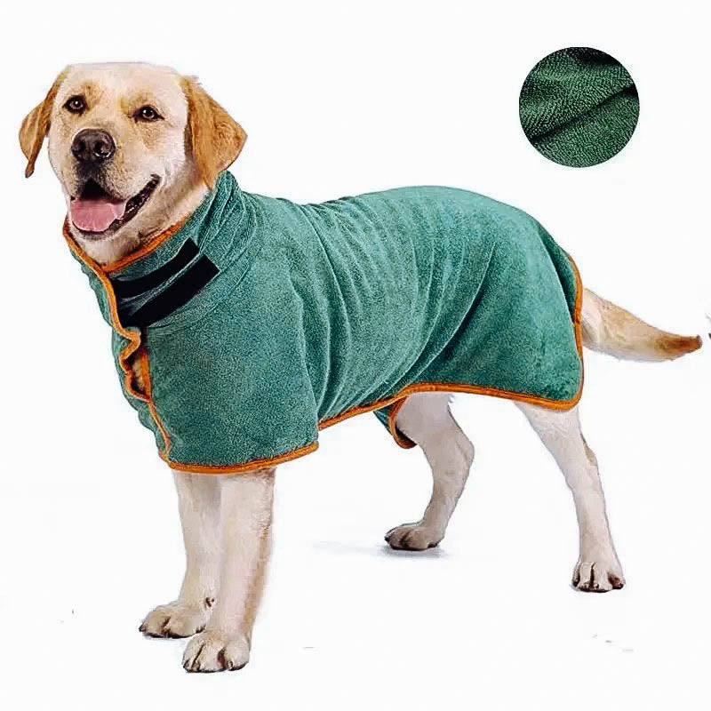 Happy Tails Dog Bathrobe