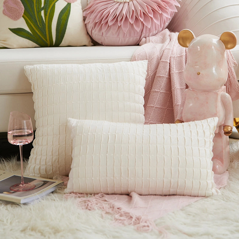 Elegant Minimalist Flower Polyester Pillow Cases